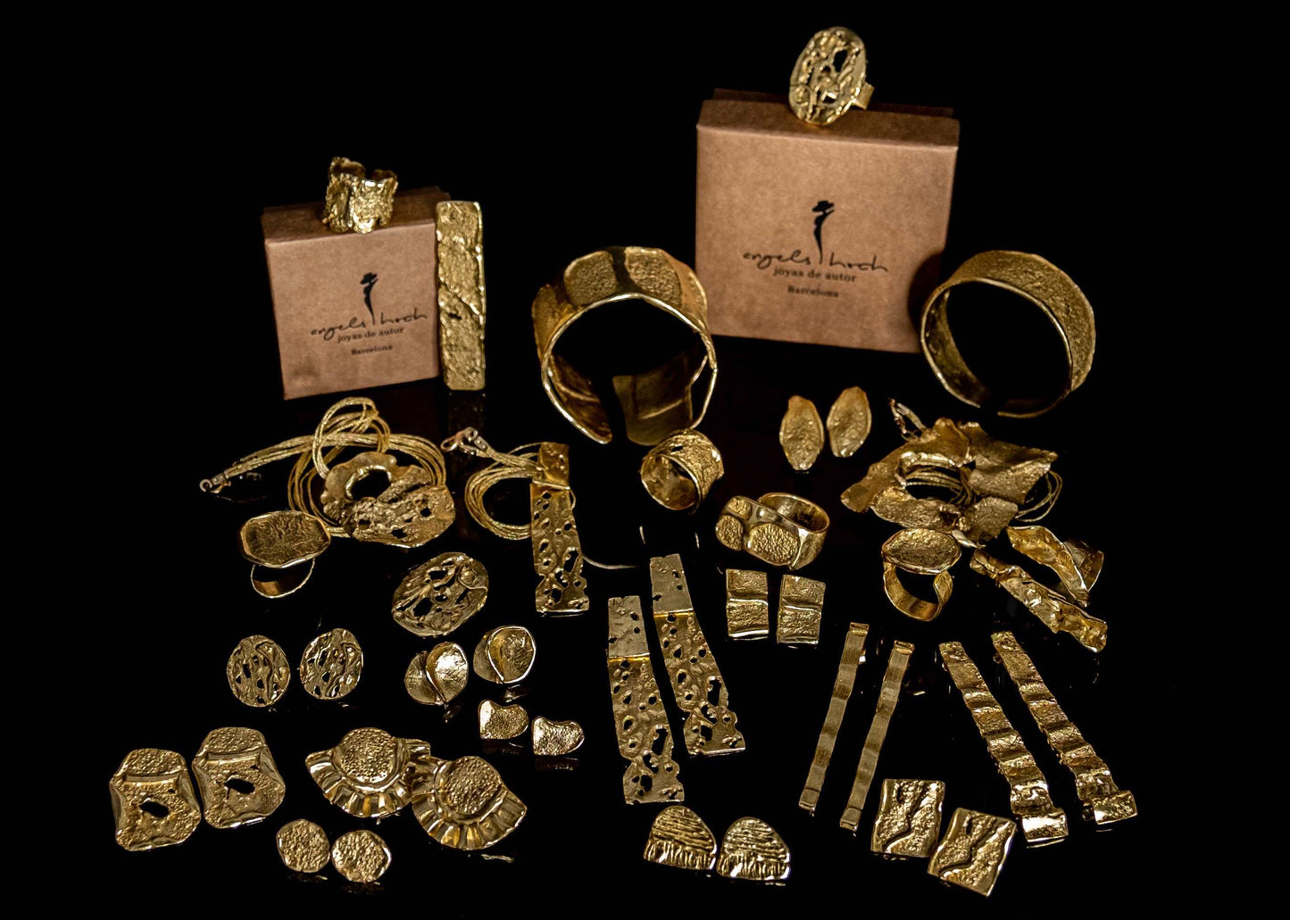 18K Brisa Irregular Earrings - YuuJewels