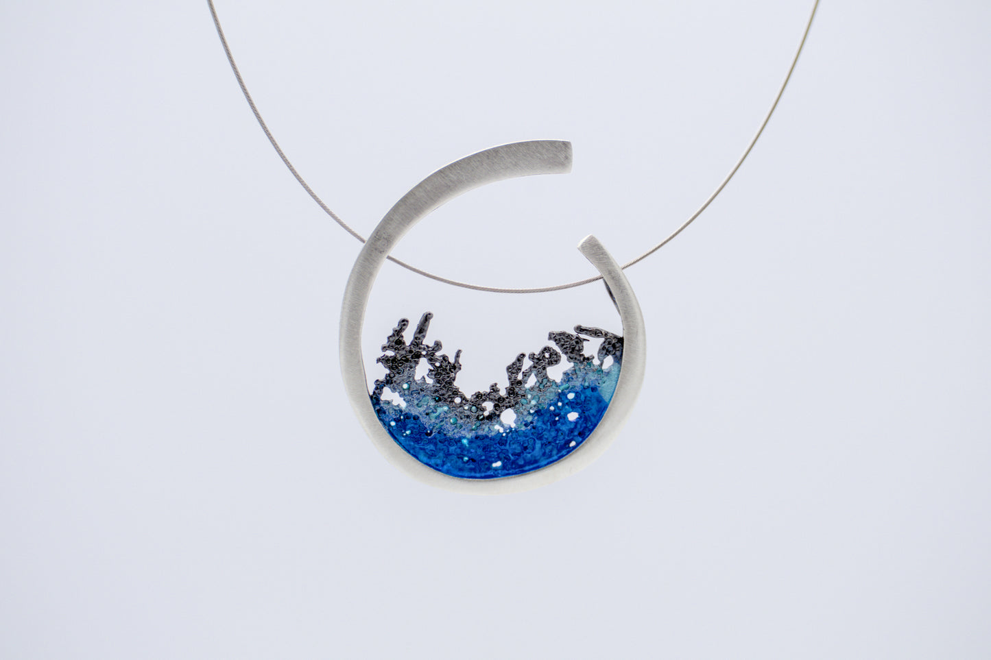 Ocean Ember 925 Pendant - YuuJewels
