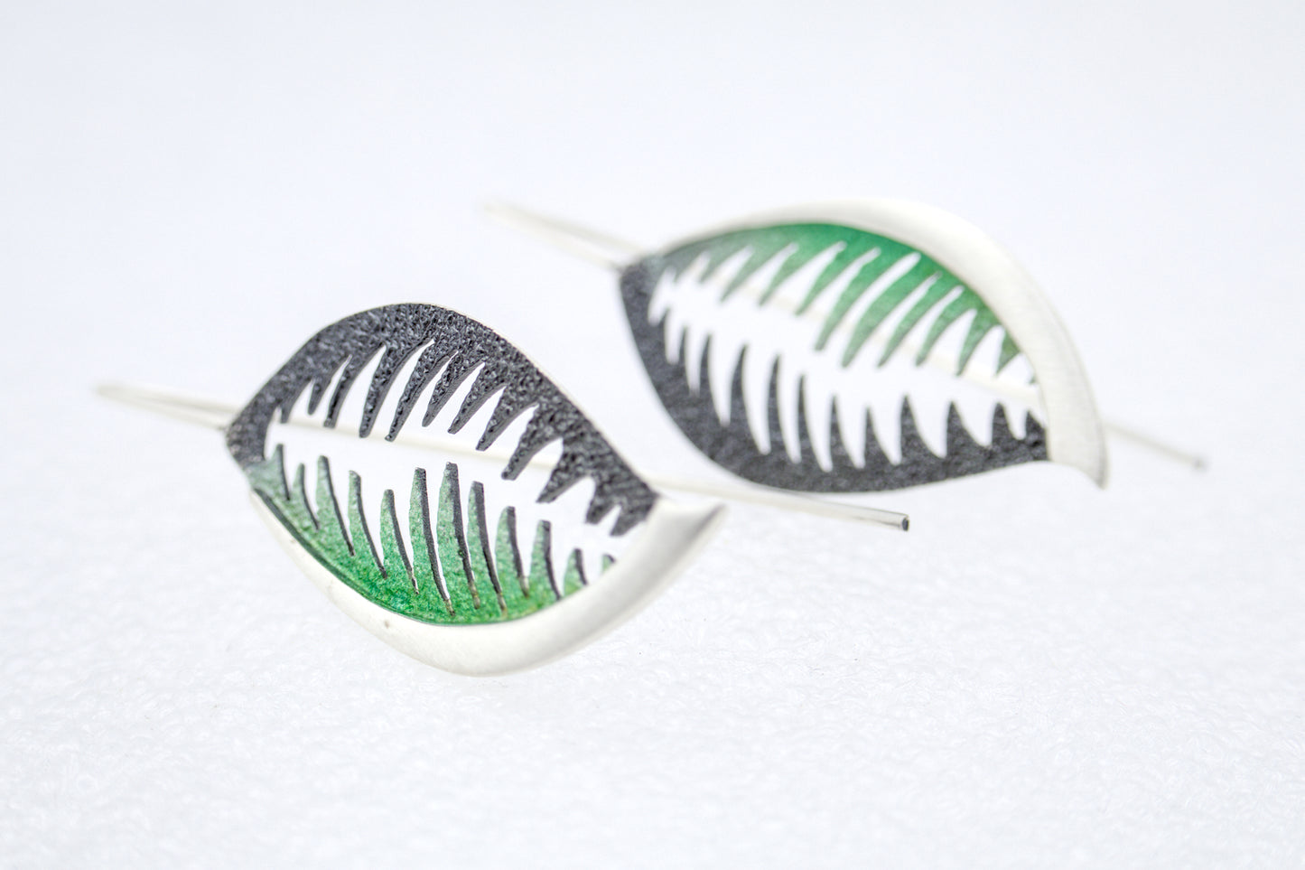 Jungle Vein 925 Earrings - YuuJewels