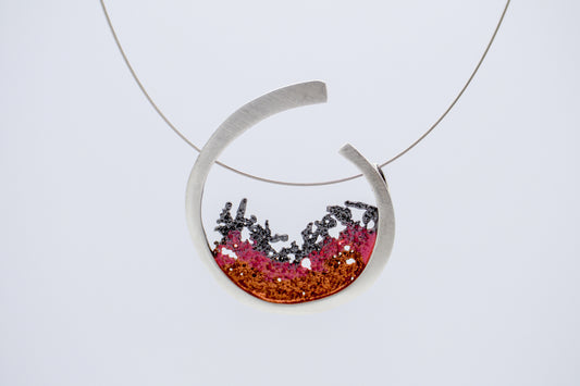 Ocean Ember 925 Pendant - YuuJewels