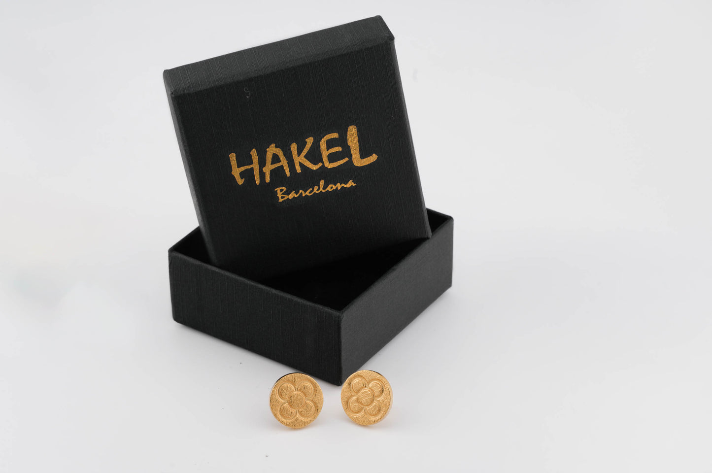Round Catalan Panot Flower Earrings - YuuJewels