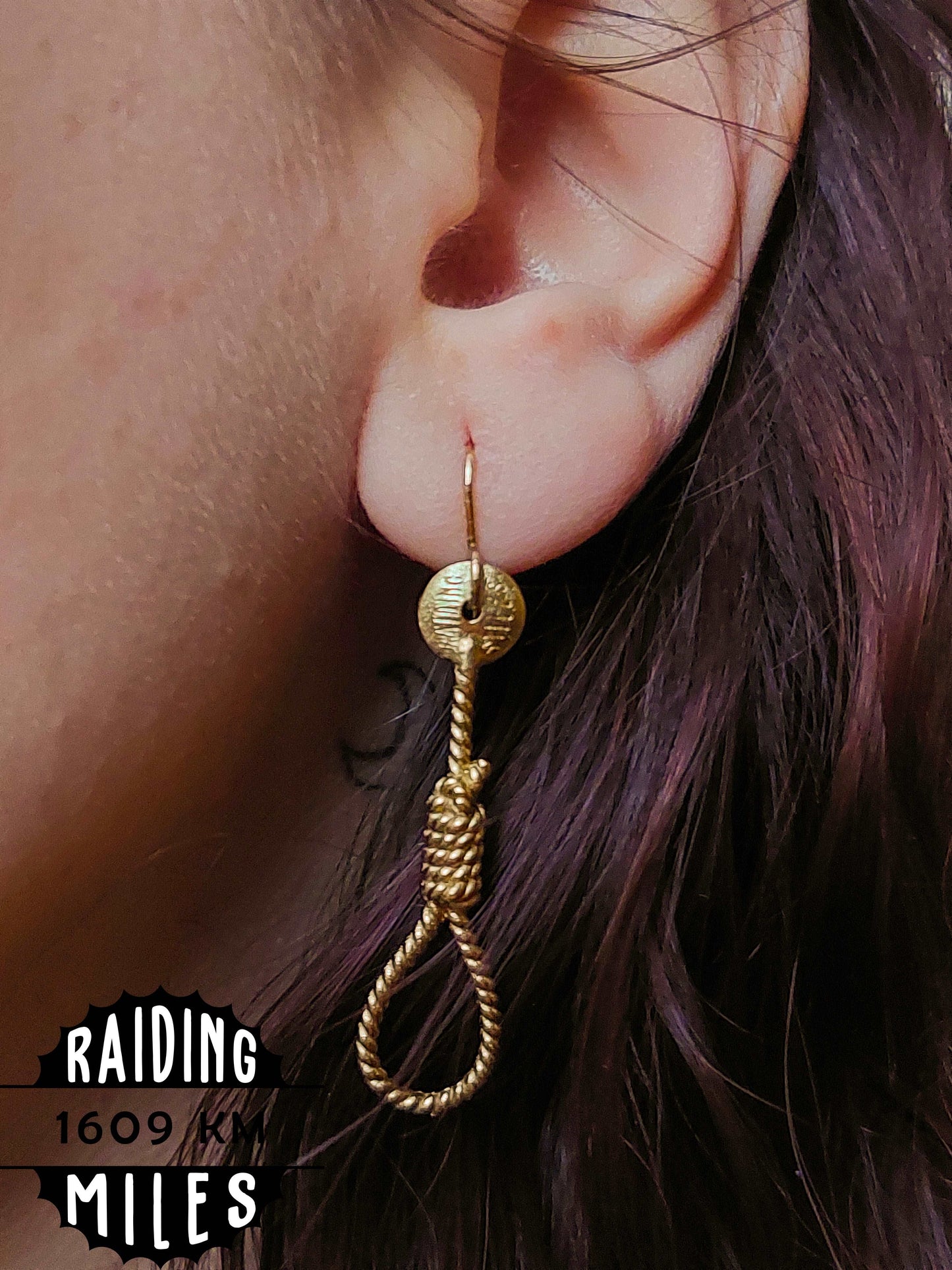 GOTH Rope Shape Earrings - YuuJewels
