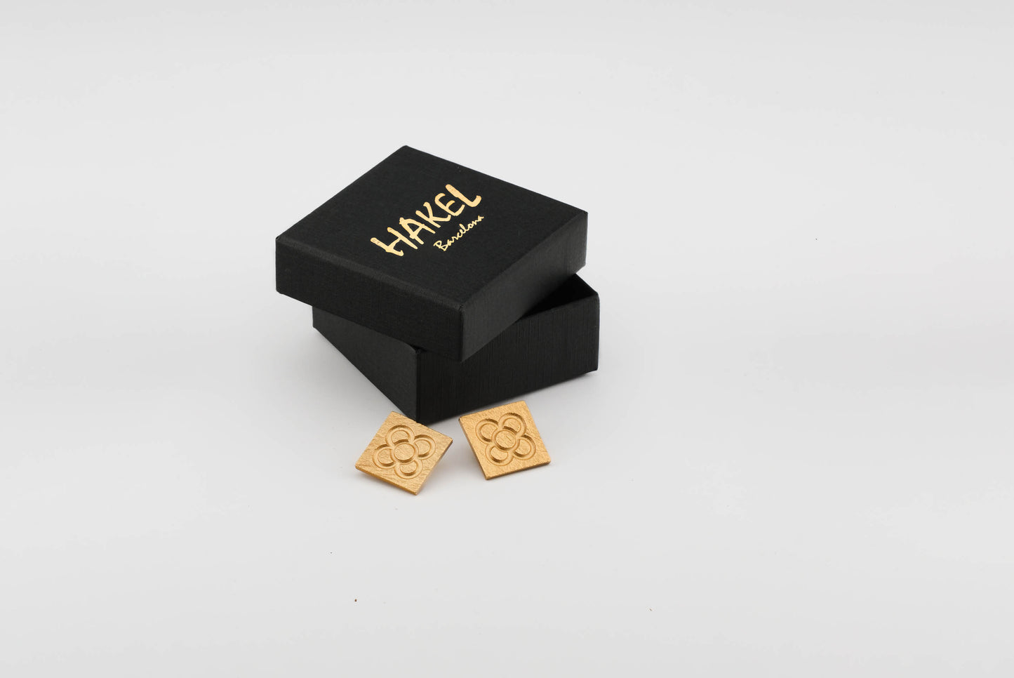 Square Catalan Panot Flower Earrings - YuuJewels
