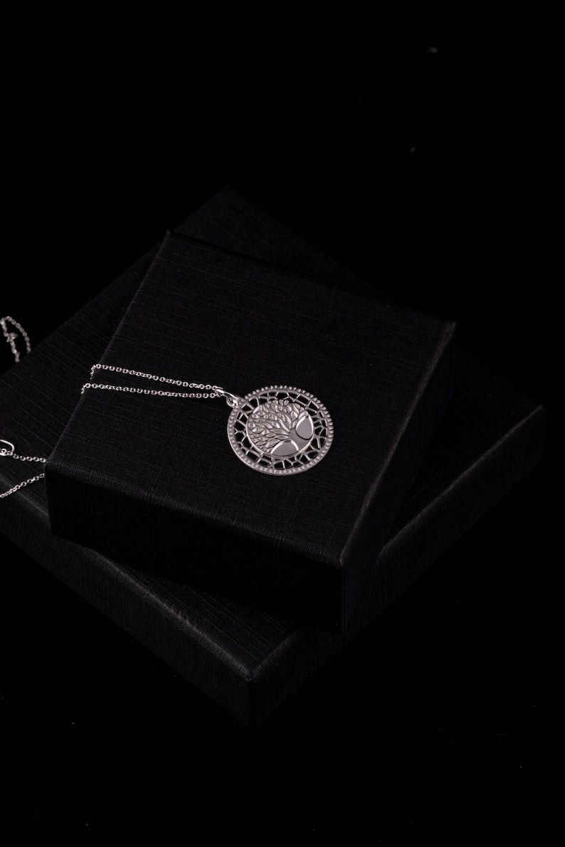 Tree of Life Pendant Necklace | 925 Silver - YuuJewels