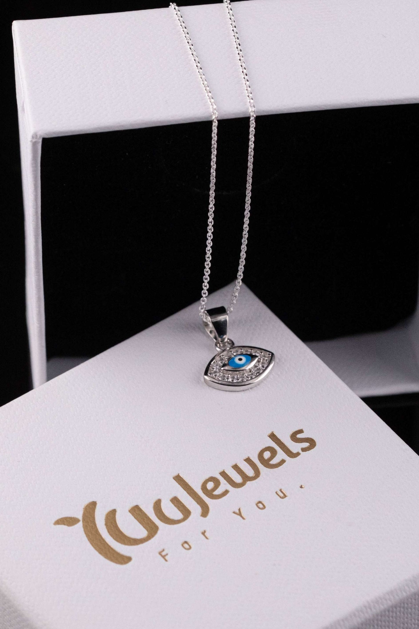 Turkish Blue Eye Necklace | 925 Silver - YuuJewels