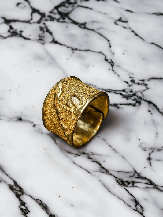 18K Brisa Irregular Ring - YuuJewels   