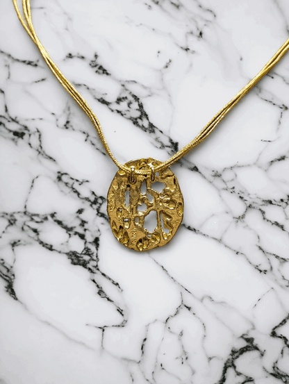 18K Golden Void Pendant - YuuJewels 