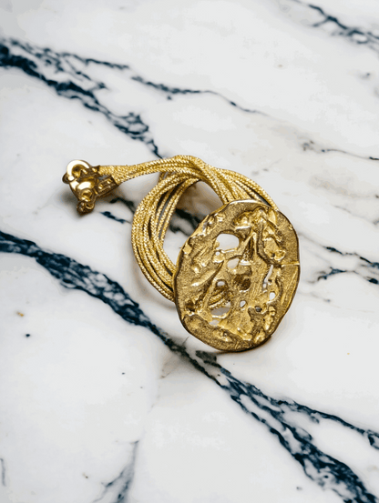18K Golden Void Pendant - YuuJewels 