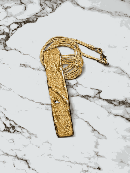 18K Linea Aurea Pendant  Necklace for Women - YuuJewels 