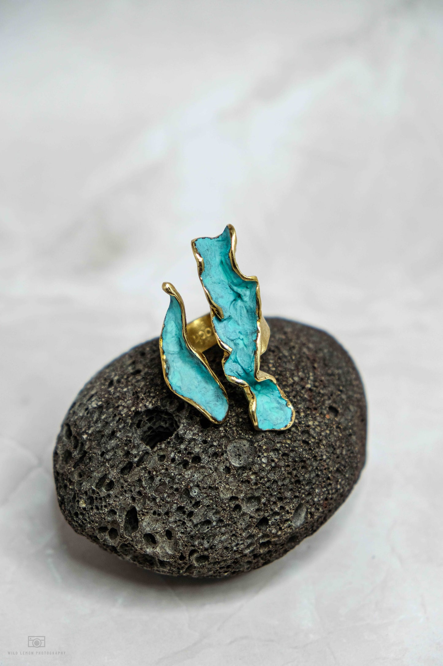 Turquoise or Blue Open Ring | 100% Adjustable