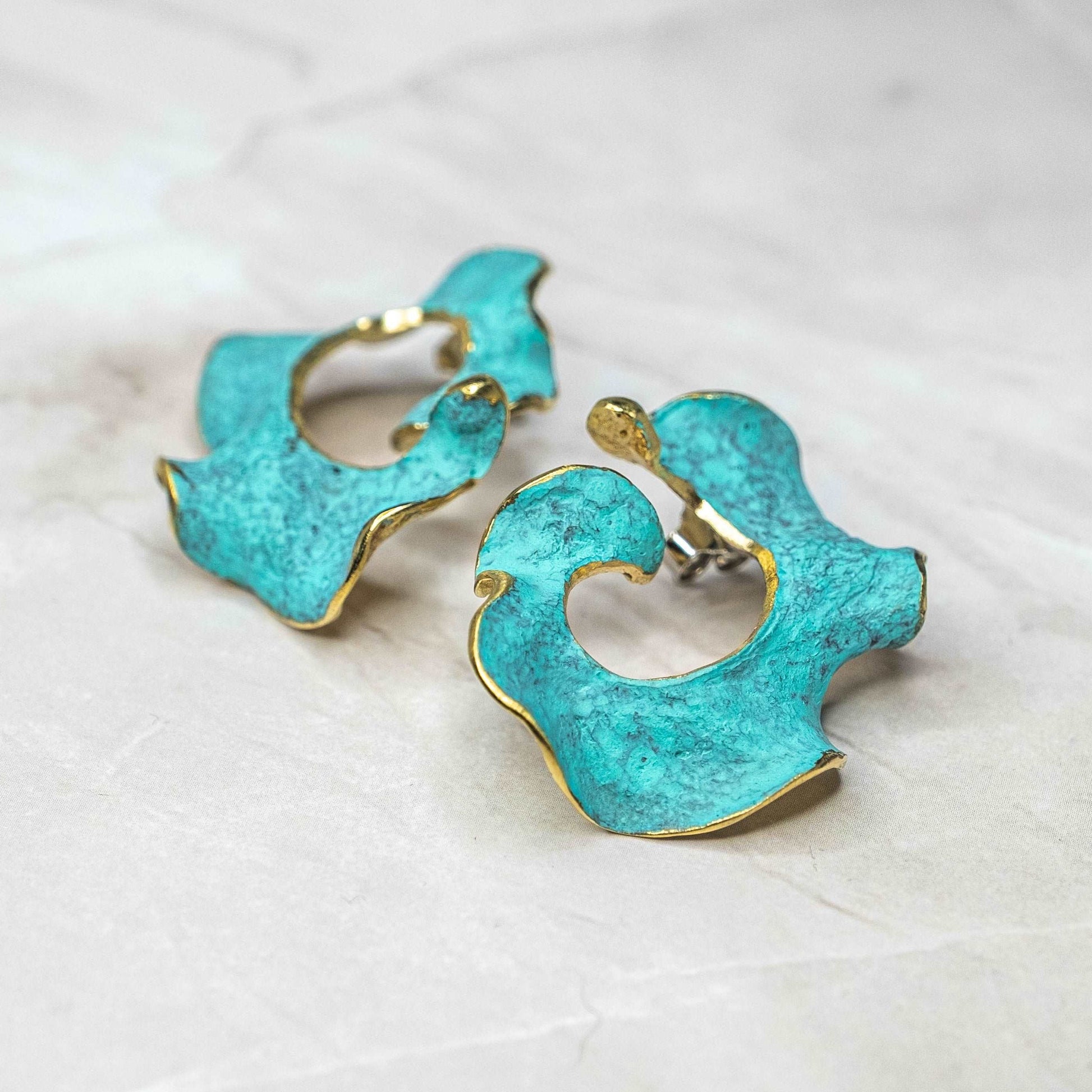 Original C Bronze Earrings | 2 Color Options