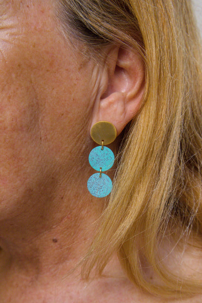 Triple Motion Earrings
