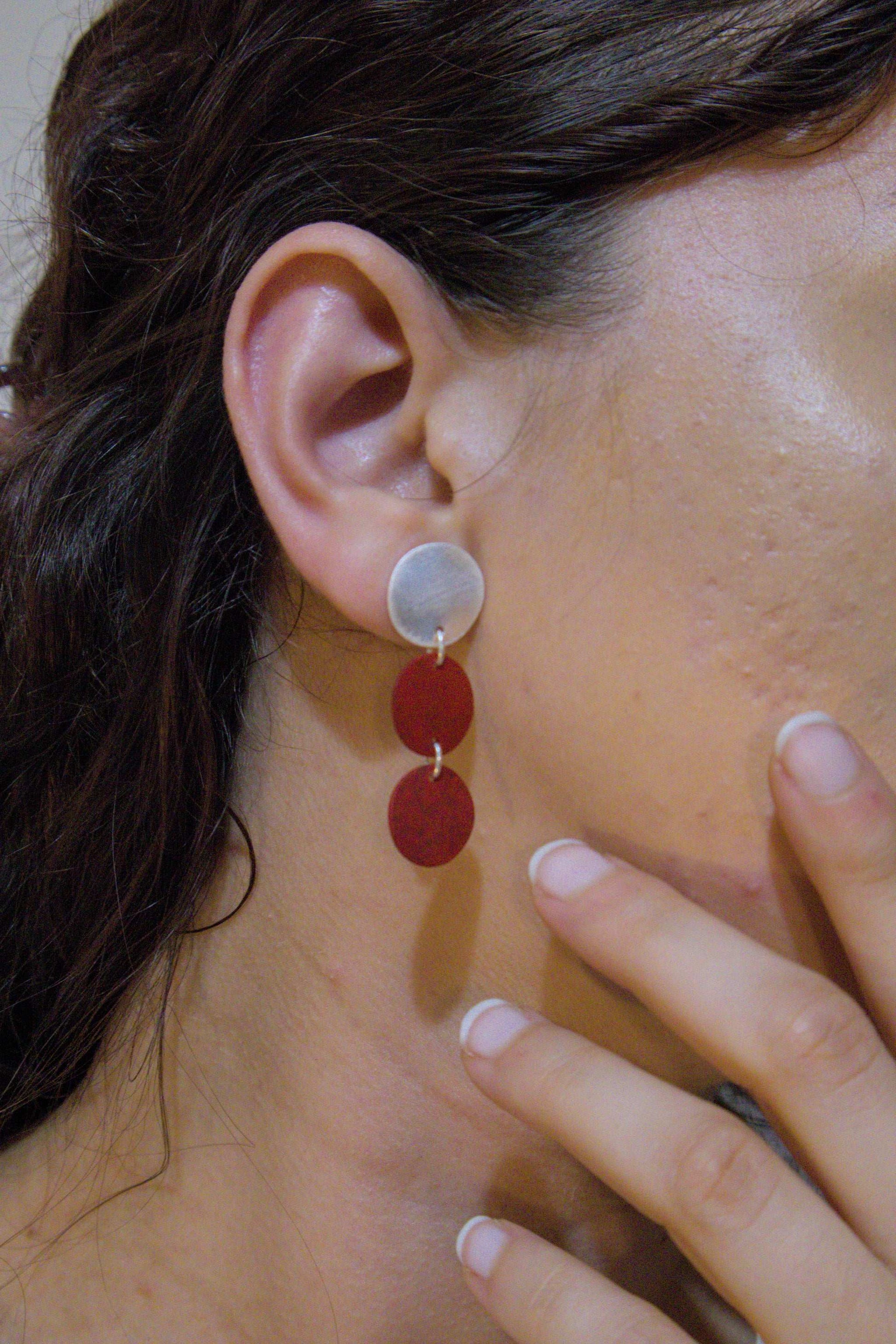 Triple Motion Earrings