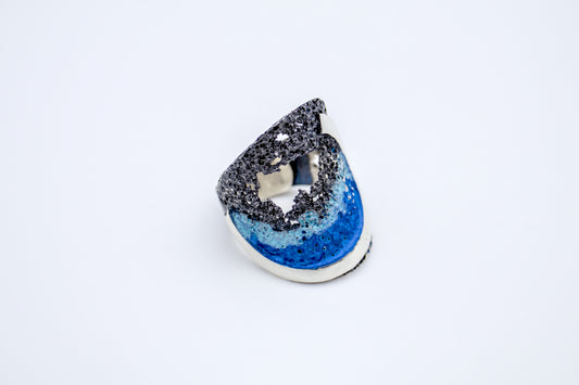 Ocean Ember 925 Ring - YuuJewels  