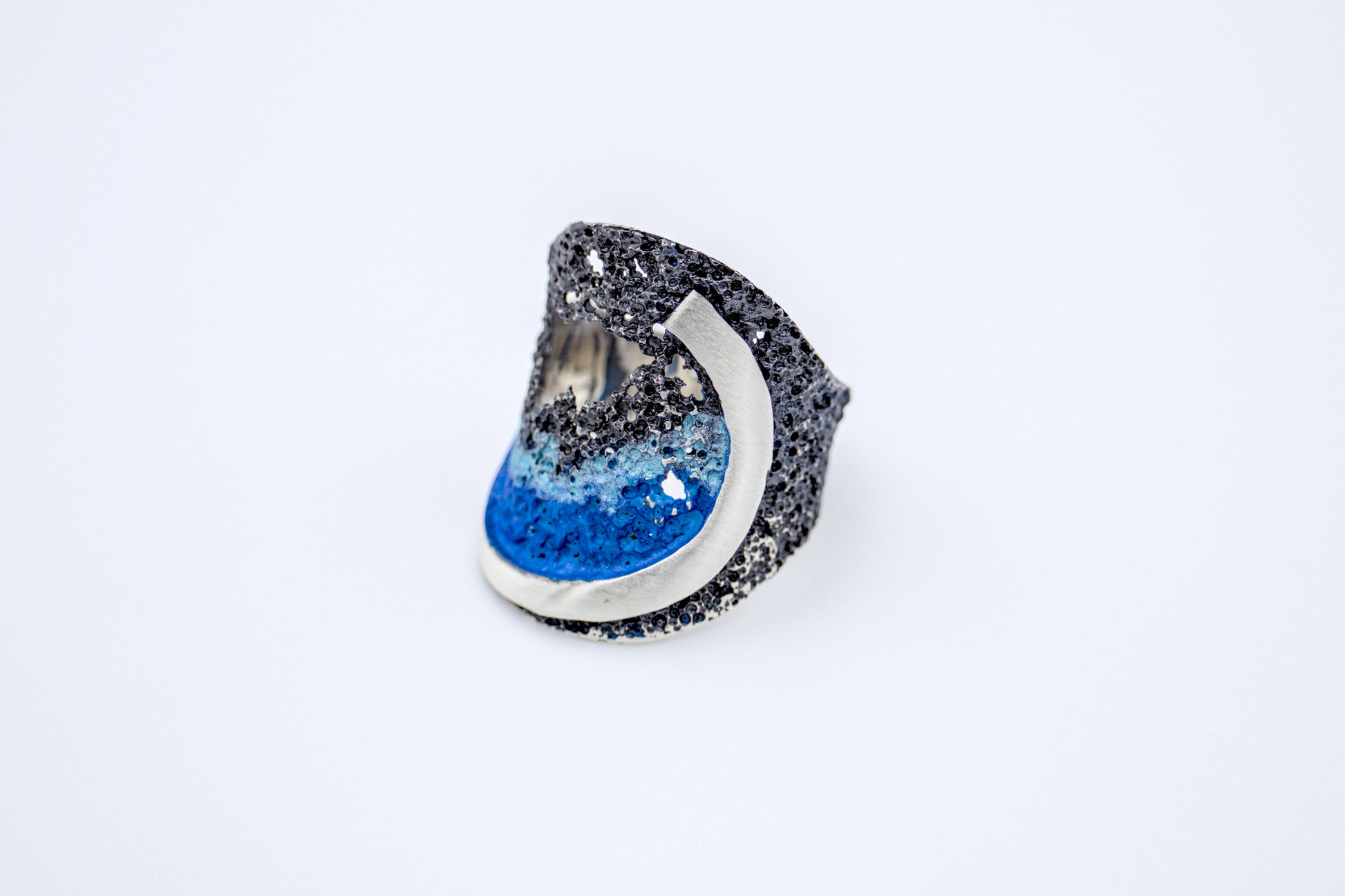 Ocean Ember 925 Ring - YuuJewels  