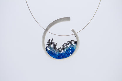 Ocean Ember 925 Pendant - YuuJewels  