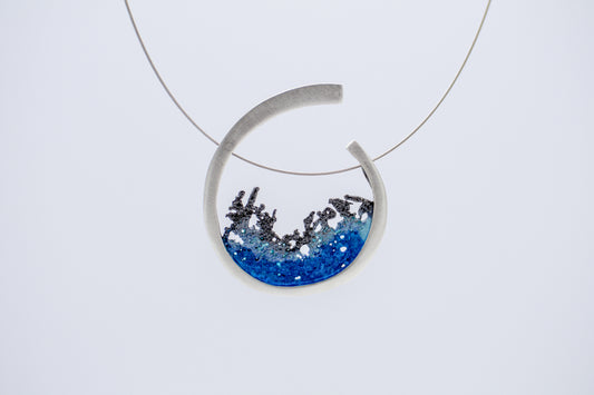 Ocean Ember 925 Pendant - YuuJewels  