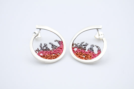 Ocean Ember 925 Earrings - YuuJewels  