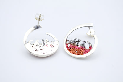 Ocean Ember 925 Earrings - YuuJewels  