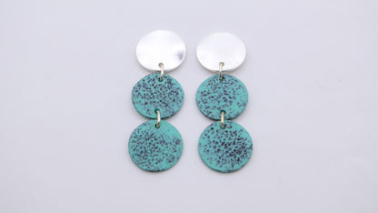 Triple Motion Earrings