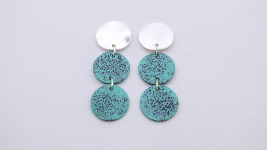 Triple Motion Earrings