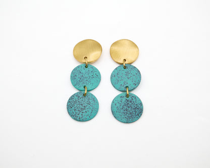 Triple Motion Earrings