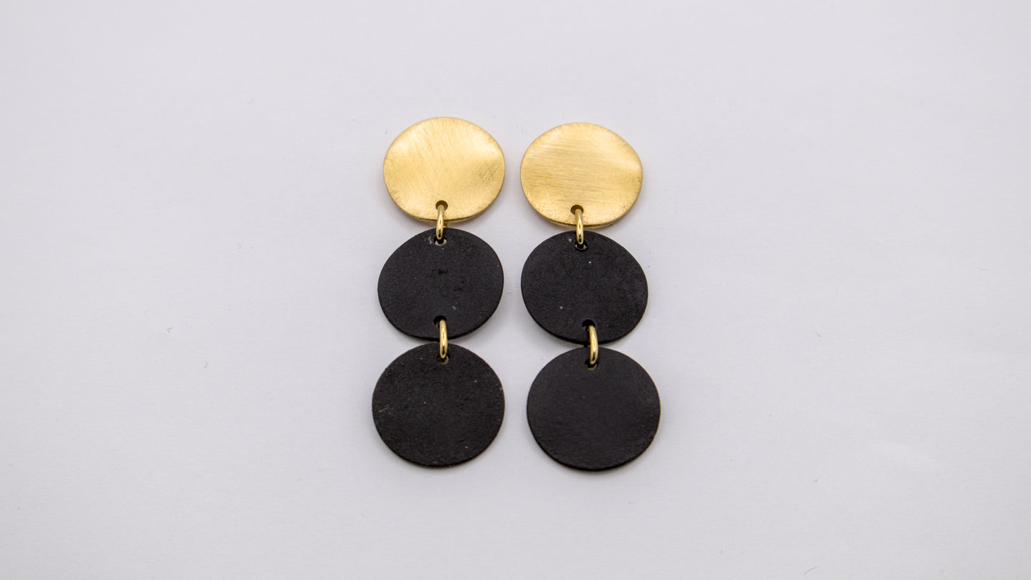 Triple Motion Earrings