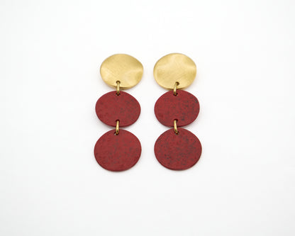 Triple Motion Earrings