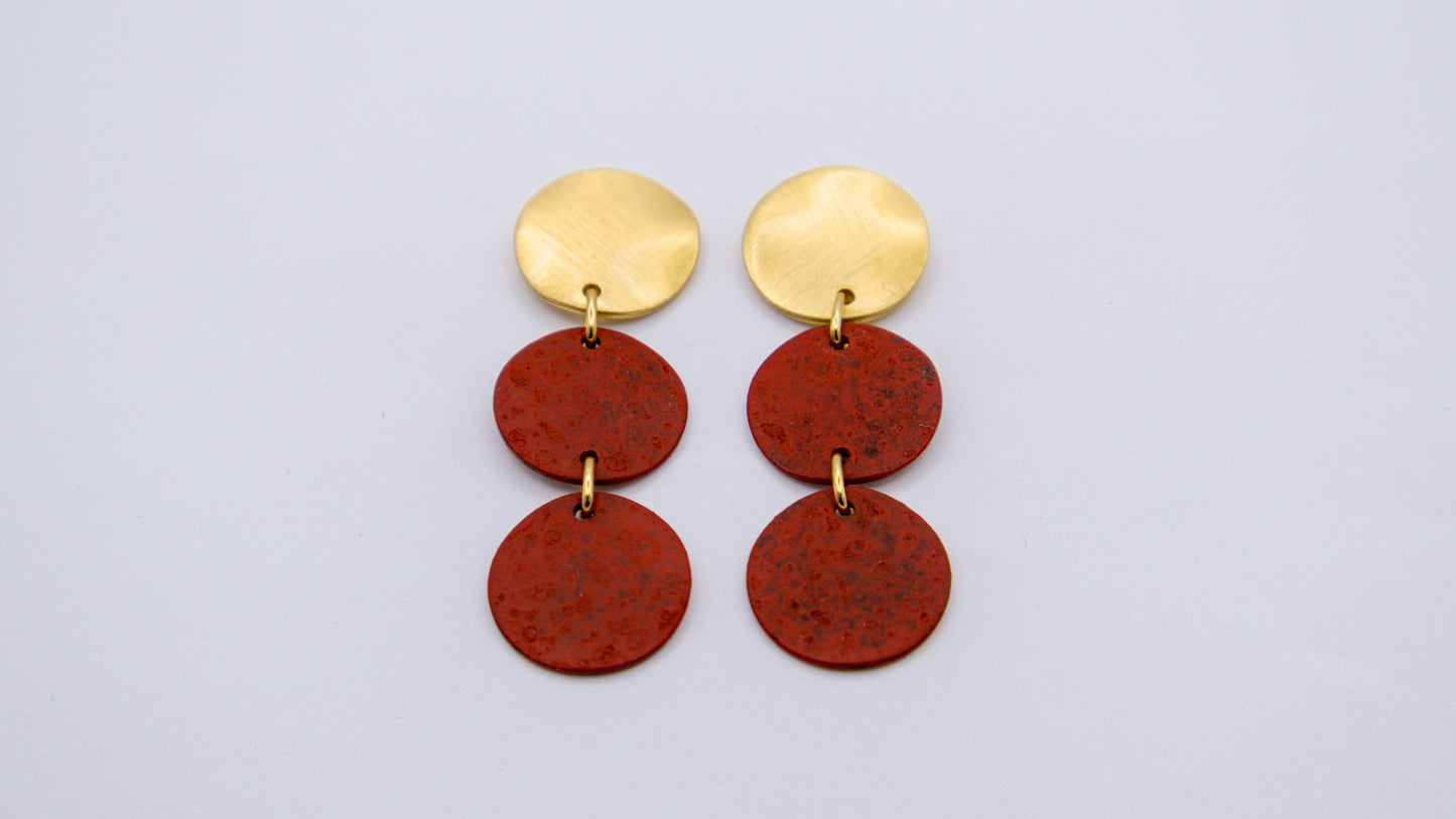 Triple Motion Earrings