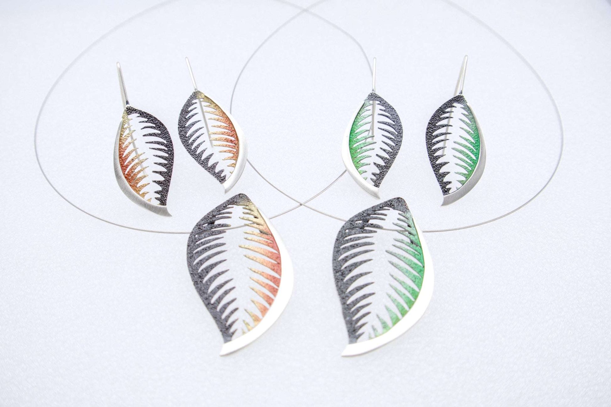 Jungle Vein 925 Earrings - YuuJewels