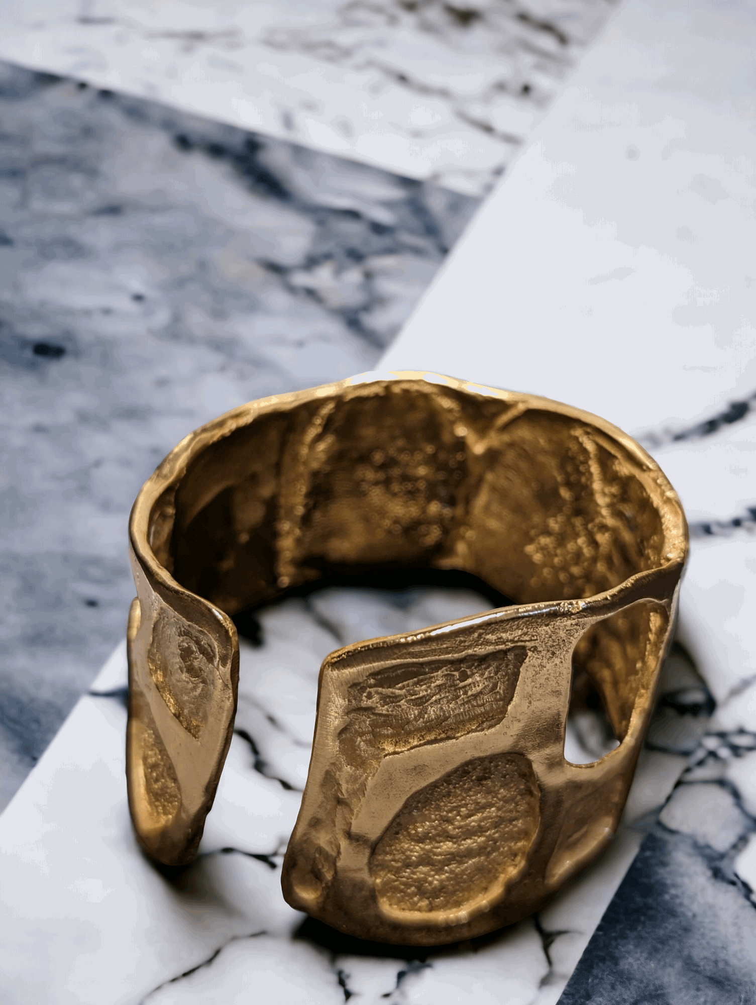 18K Gold Cuff Bracelet