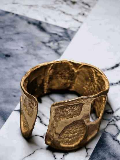 18K Gold Cuff Bracelet