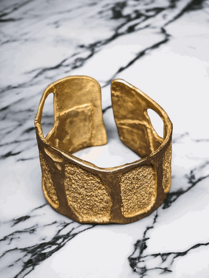 18K Gold Cuff Bracelet