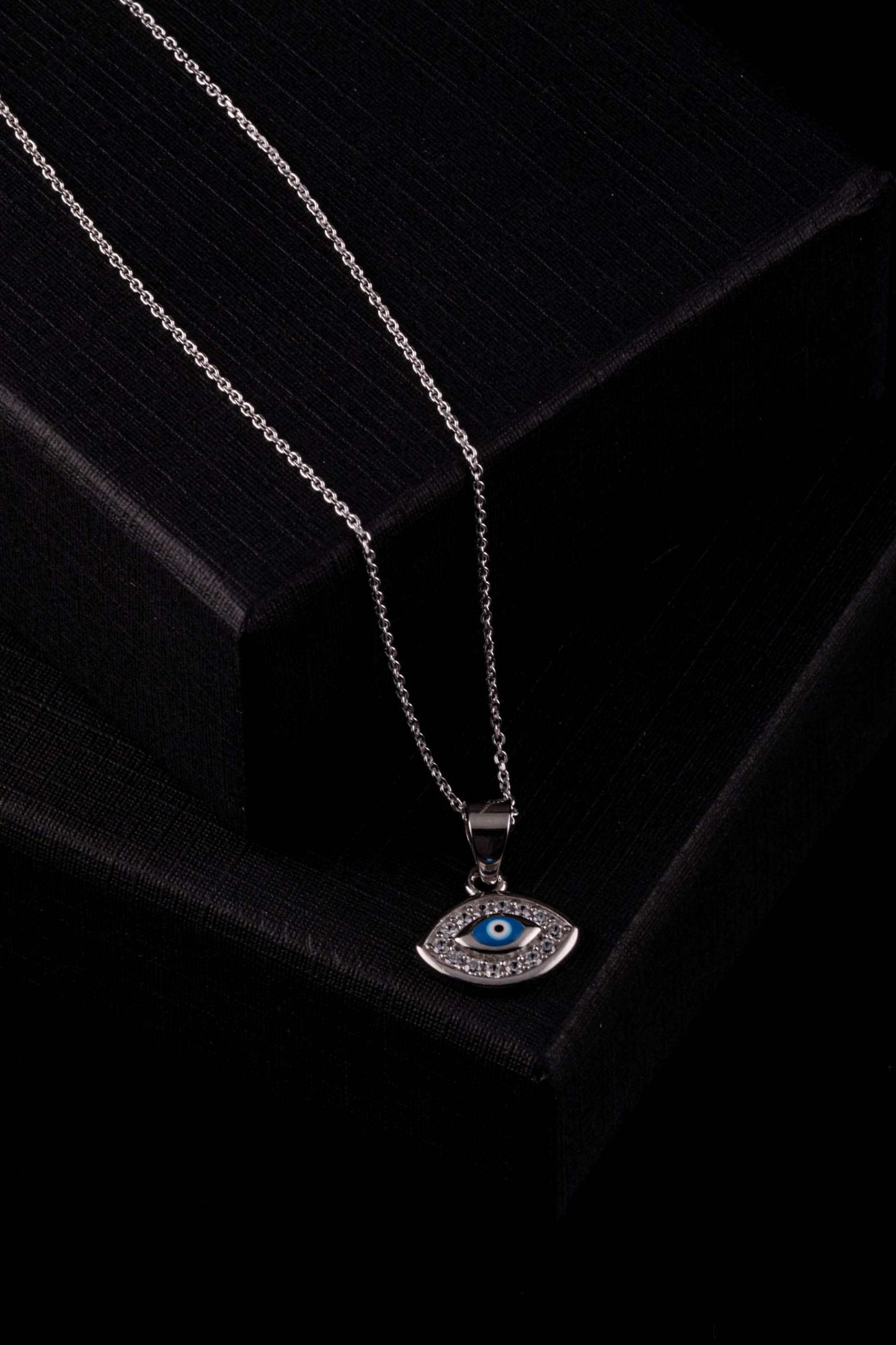 Turkish Blue Eye Necklace | 925 Silver - YuuJewels