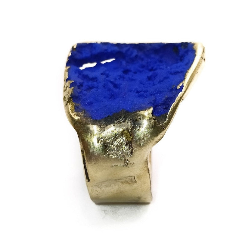 Square Bronze Ring | 100% Adjustable | 3 Color Options - YuuJewels