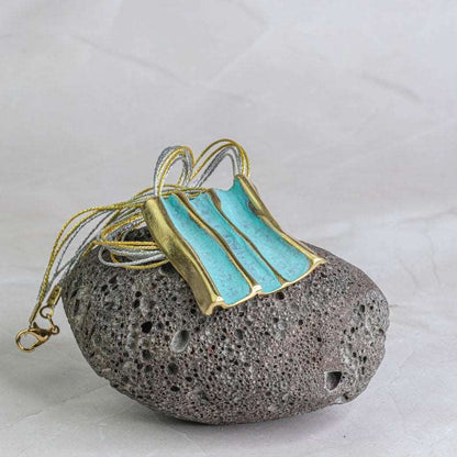 Modernist Turquoise Necklace