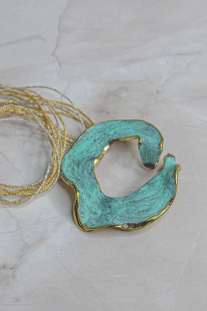 Artistic C Turquoise Necklace