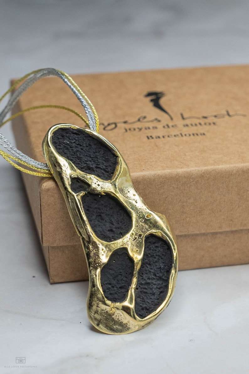 Solid Gold Dali-Inspired Necklace