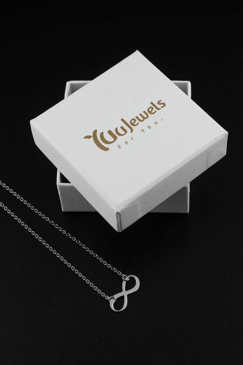 Infinity Timeless Unisex Necklace 925 Silver | 2 Color Options - YuuJewels