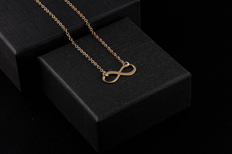 Infinity Timeless Unisex Necklace 925 Silver | 2 Color Options - YuuJewels